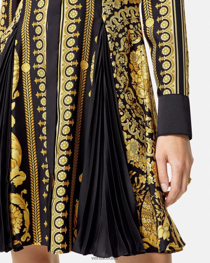 نحيف فستان قميص ميدي من تصميم باروكو Versace مطبعة 0FVD2J34 ملابس
