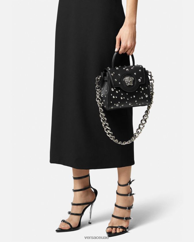 نحيف حقيبة يد صغيرة من لا ميدوسا Versace أسود 0FVD2J350 أكياس