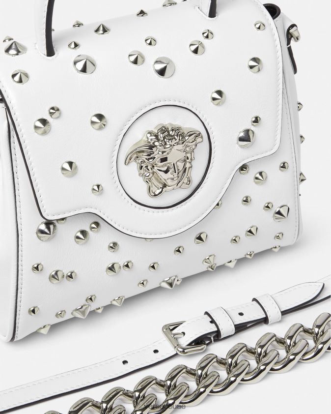 نحيف حقيبة يد صغيرة من لا ميدوسا Versace أبيض 0FVD2J351 أكياس