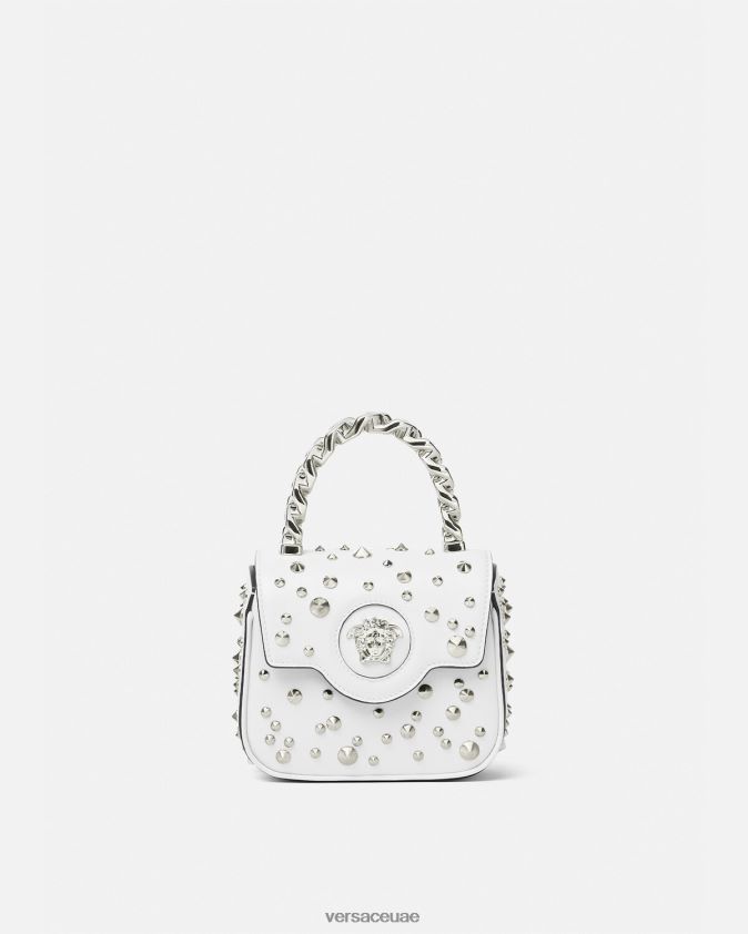 نحيف حقيبة لا ميدوسا صغيرة مسننة Versace أبيض 0FVD2J353 أكياس