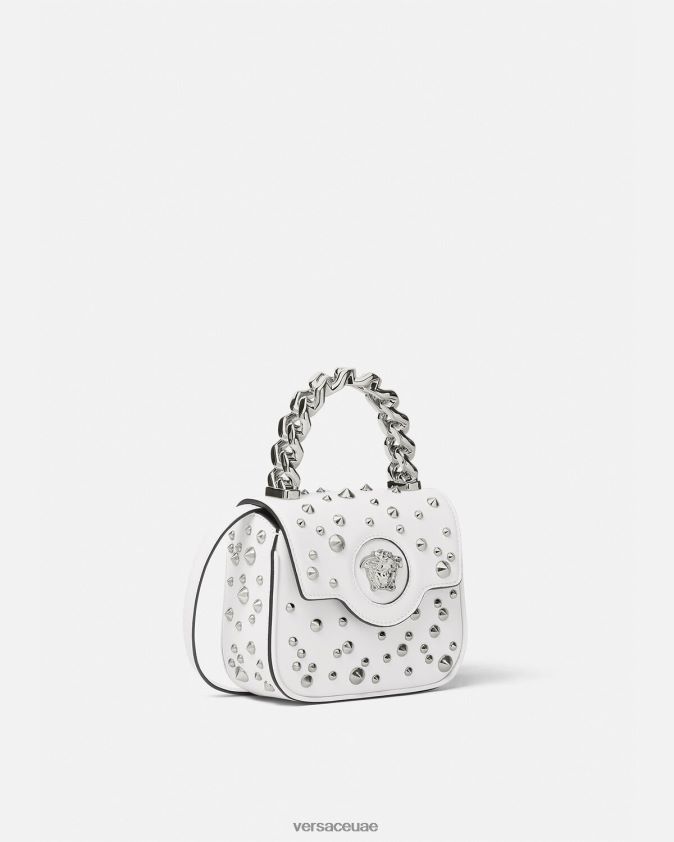 نحيف حقيبة لا ميدوسا صغيرة مسننة Versace أبيض 0FVD2J353 أكياس