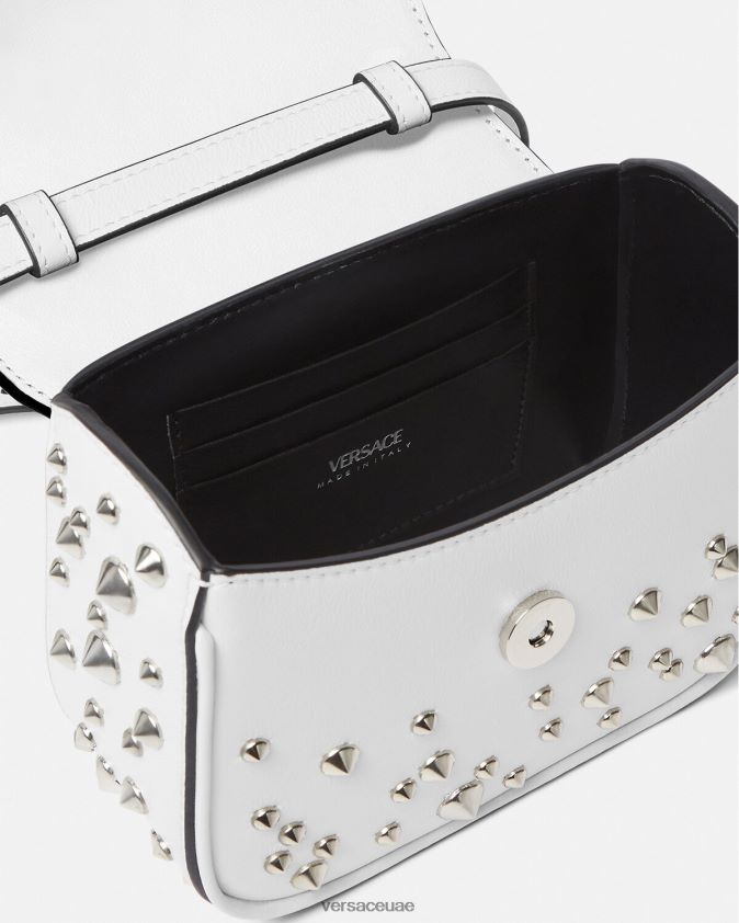 نحيف حقيبة لا ميدوسا صغيرة مسننة Versace أبيض 0FVD2J353 أكياس