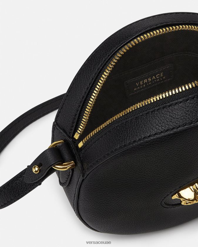 نحيف حقيبة الكاميرا المستديرة لا ميدوسا Versace أسود 0FVD2J354 أكياس