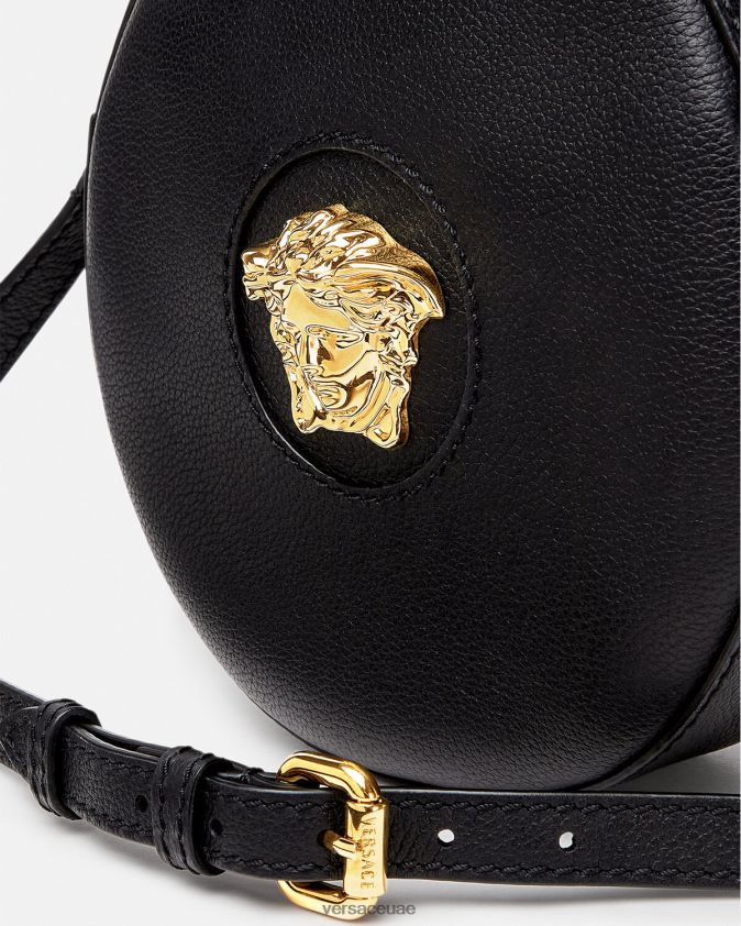 نحيف حقيبة الكاميرا المستديرة لا ميدوسا Versace أسود 0FVD2J354 أكياس