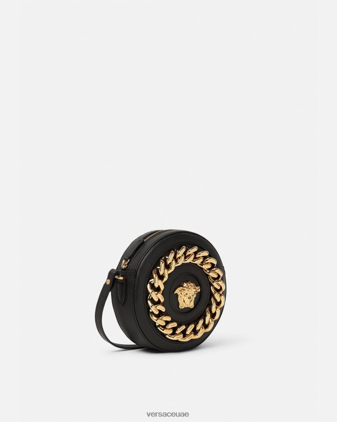 نحيف حقيبة الكاميرا المستديرة لا ميدوسا Versace أسود 0FVD2J355 أكياس