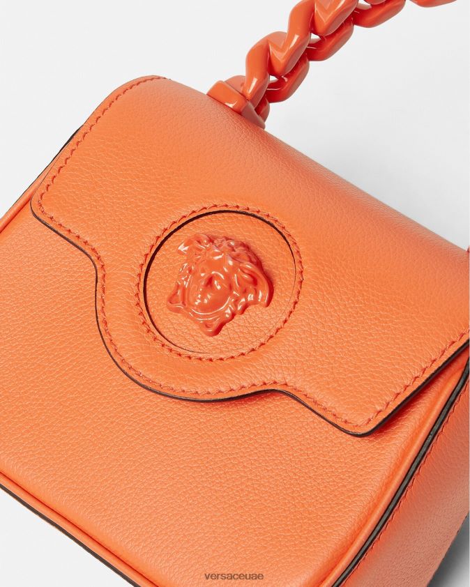 نحيف حقيبة لا ميدوسا الصغيرة Versace البرتقالي 0FVD2J356 أكياس