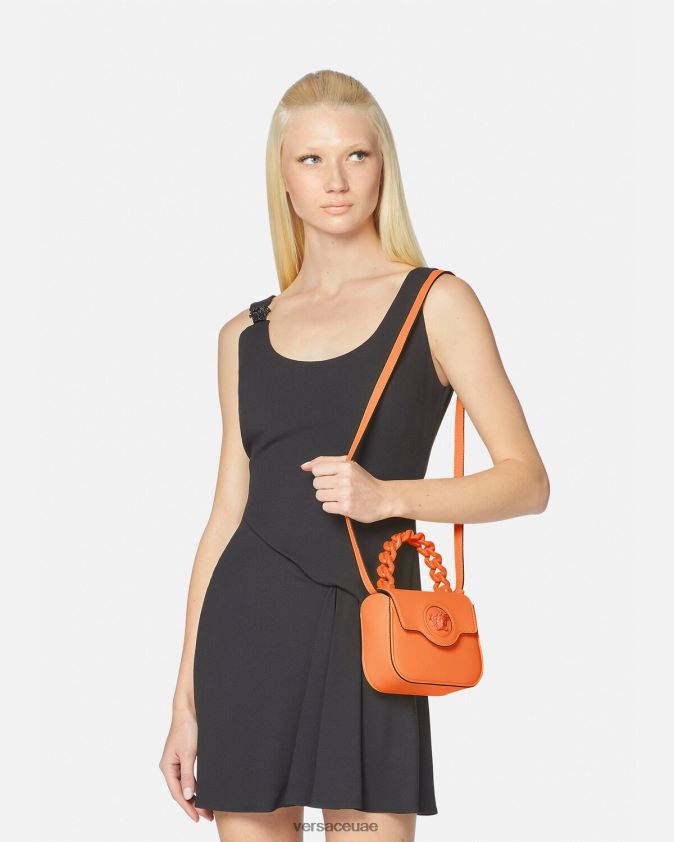 نحيف حقيبة لا ميدوسا الصغيرة Versace البرتقالي 0FVD2J356 أكياس