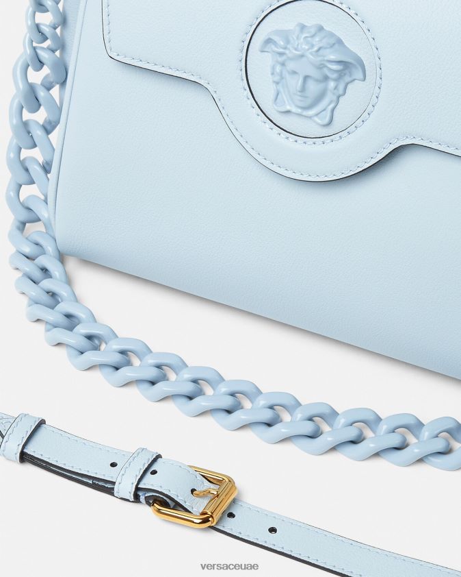 نحيف حقيبة يد لا ميدوسا Versace أزرق فاتح 0FVD2J359 أكياس