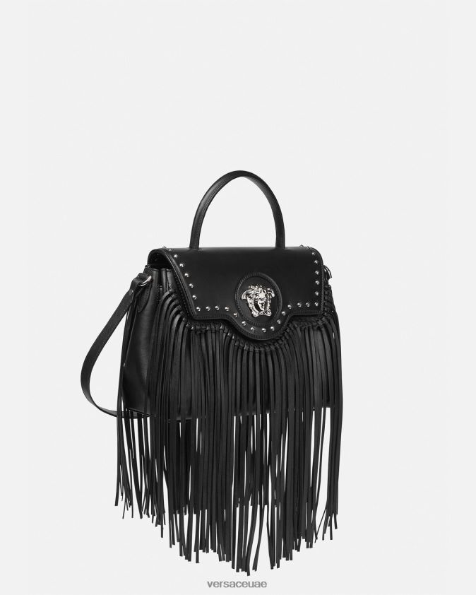 نحيف حقيبة يد لا ميدوسا مهدب Versace أسود 0FVD2J363 أكياس