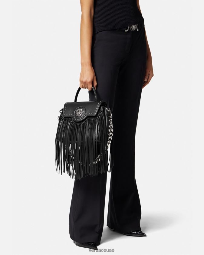 نحيف حقيبة يد لا ميدوسا مهدب Versace أسود 0FVD2J363 أكياس