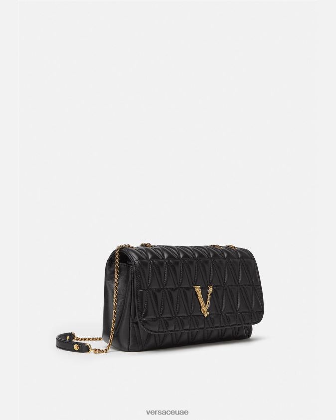 نحيف حقيبة كتف فيرتوس Versace أسود 0FVD2J365 أكياس