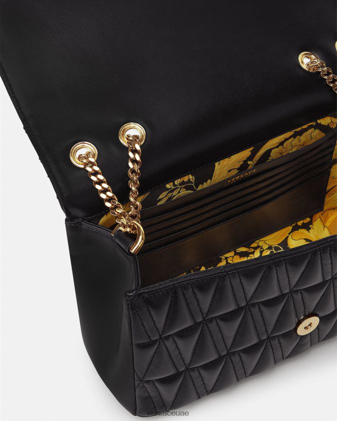 نحيف حقيبة كتف فيرتوس Versace أسود 0FVD2J365 أكياس