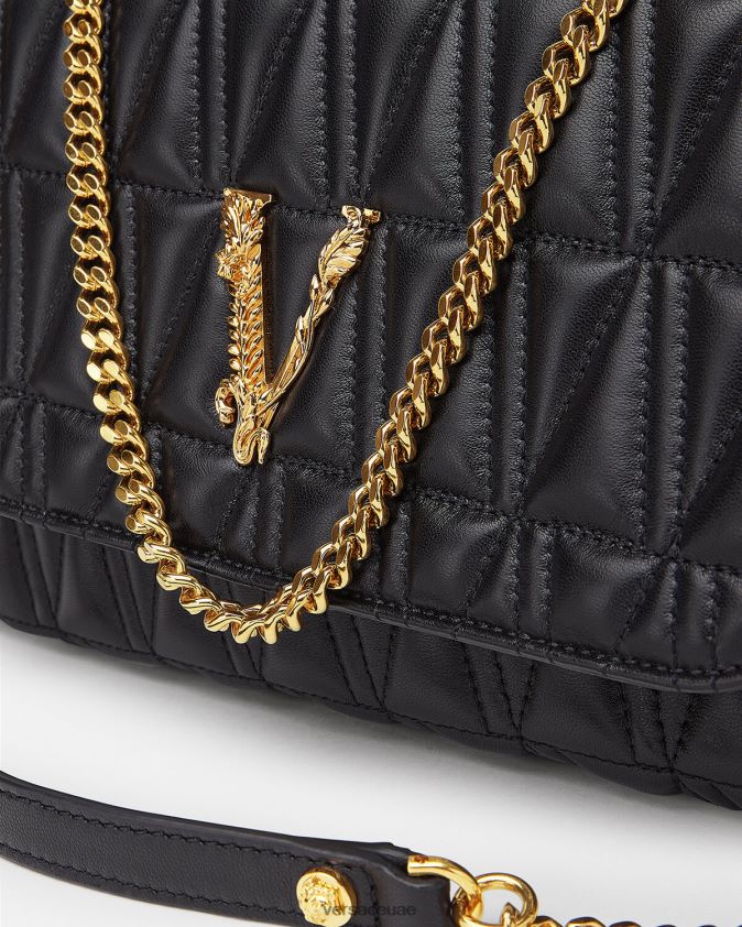 نحيف حقيبة كتف فيرتوس Versace أسود 0FVD2J365 أكياس