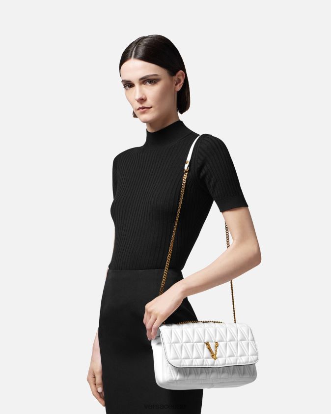 نحيف حقيبة كتف فيرتوس Versace أبيض 0FVD2J366 أكياس