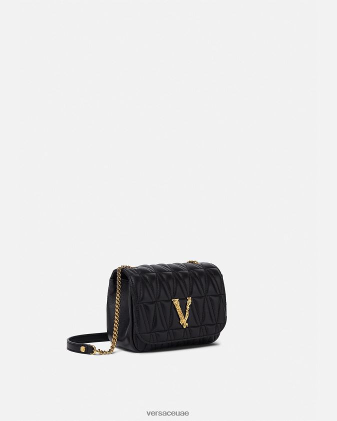 نحيف حقيبة كتف صغيرة فيرتوس Versace أسود 0FVD2J367 أكياس