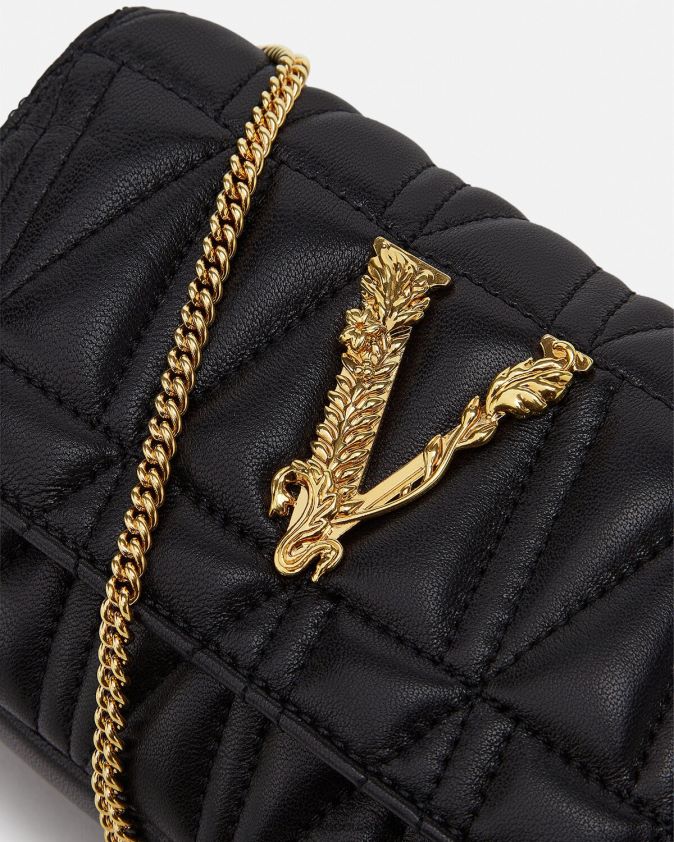 نحيف حقيبة صغيرة فيرتوس Versace أسود 0FVD2J372 أكياس