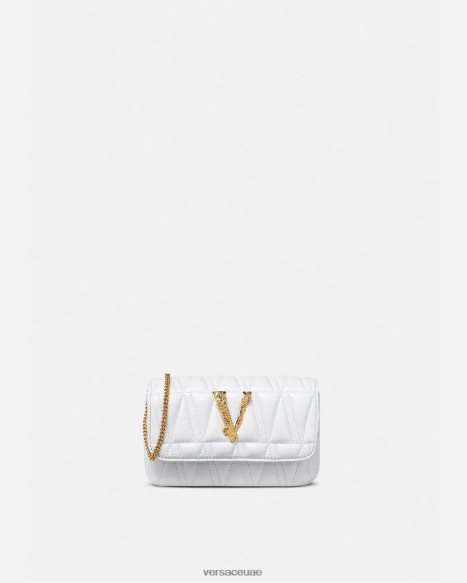 نحيف حقيبة صغيرة فيرتوس Versace أبيض 0FVD2J375 أكياس