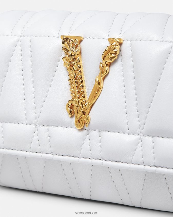 نحيف حقيبة صغيرة فيرتوس Versace أبيض 0FVD2J375 أكياس