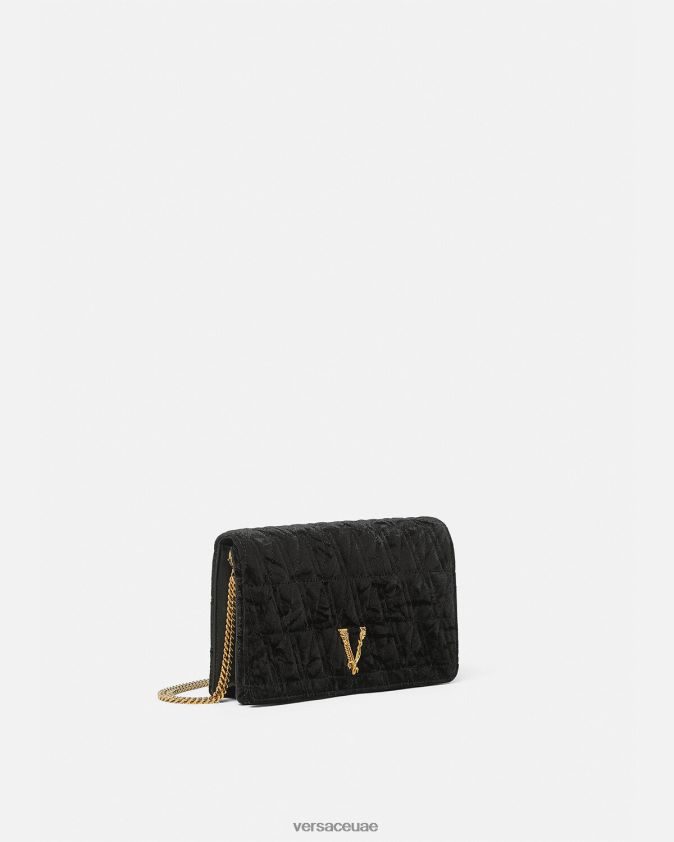 نحيف مخلب فيرتوس المخملي Versace أسود 0FVD2J378 أكياس