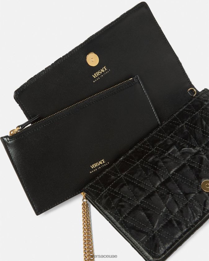 نحيف مخلب فيرتوس المخملي Versace أسود 0FVD2J378 أكياس