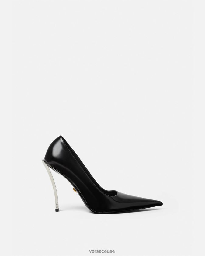 نحيف مضخات نقطة الدبوس Versace أسود 0FVD2J384 حذاء
