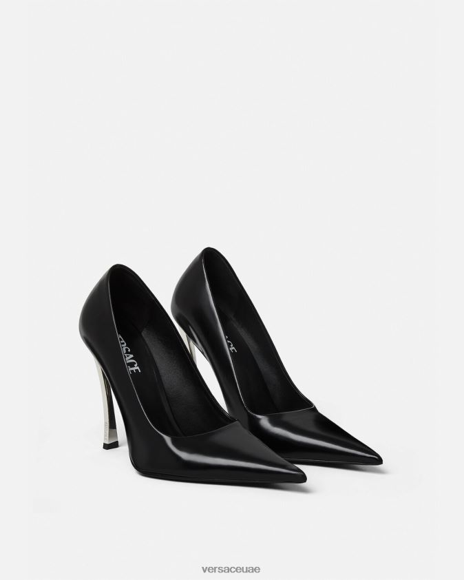 نحيف مضخات نقطة الدبوس Versace أسود 0FVD2J384 حذاء