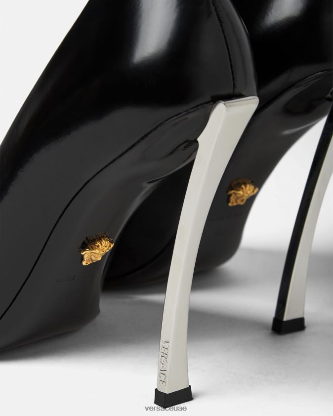 نحيف مضخات نقطة الدبوس Versace أسود 0FVD2J384 حذاء