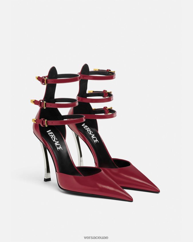 نحيف مضخات نقطة الدبوس Versace بورجوندي 0FVD2J385 حذاء