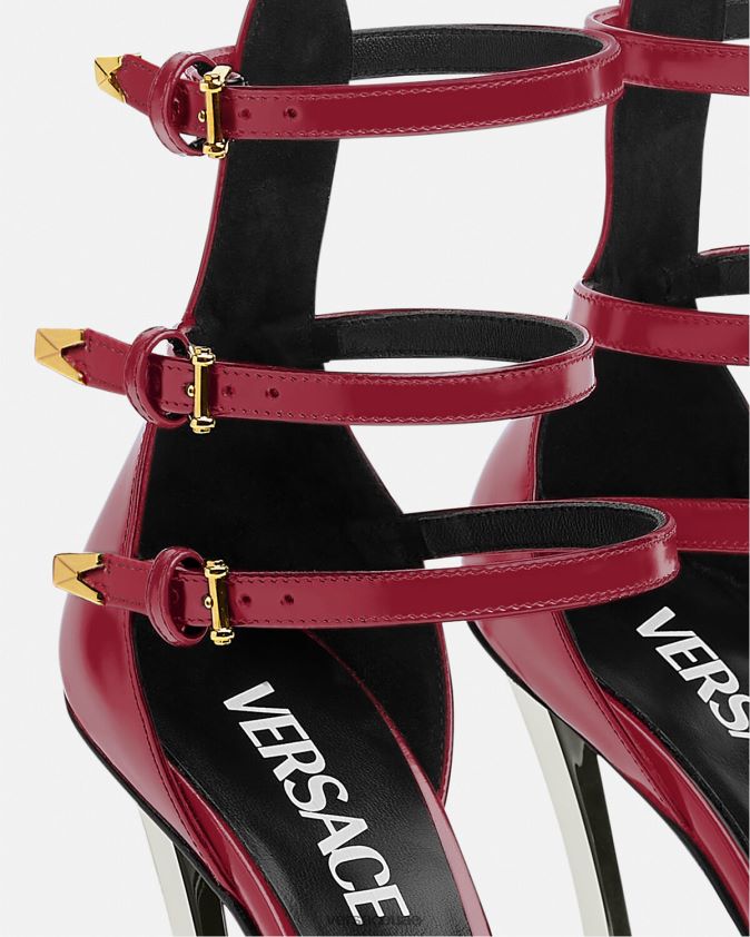 نحيف مضخات نقطة الدبوس Versace بورجوندي 0FVD2J385 حذاء