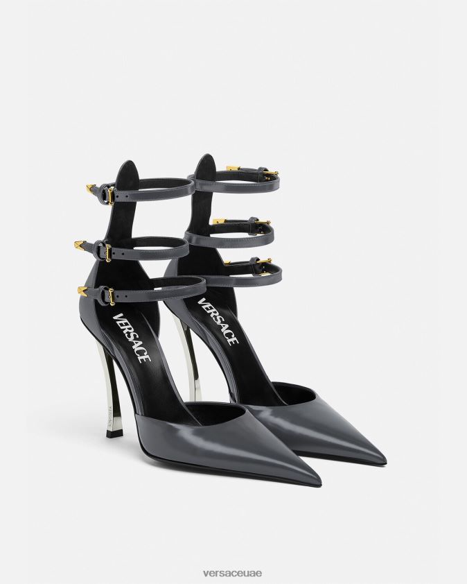 نحيف مضخات نقطة الدبوس Versace رمادي 0FVD2J386 حذاء