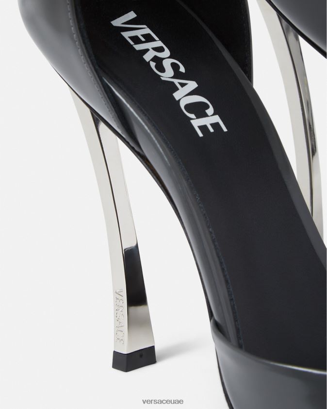 نحيف مضخات نقطة الدبوس Versace رمادي 0FVD2J386 حذاء
