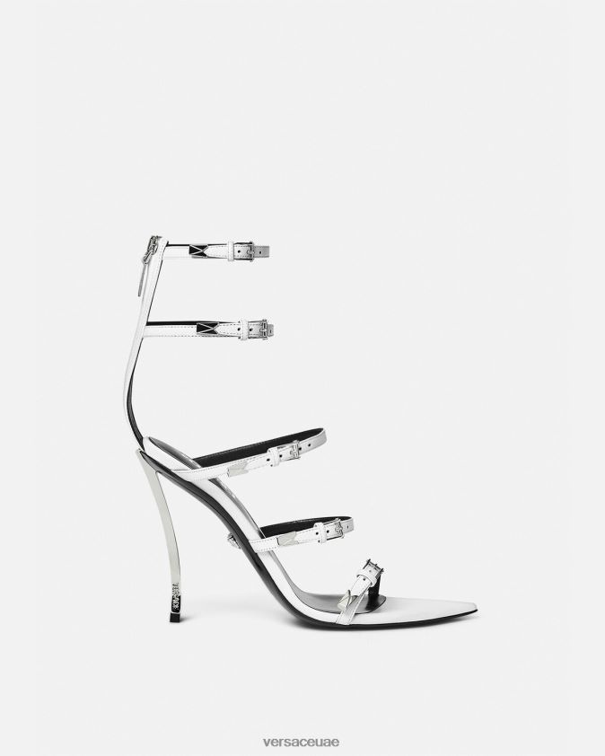 نحيف صنادل ذات نقاط دبوسية Versace أبيض 0FVD2J388 حذاء