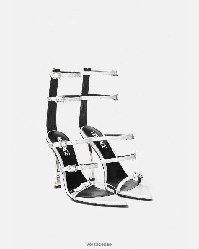 نحيف صنادل ذات نقاط دبوسية Versace أبيض 0FVD2J388 حذاء