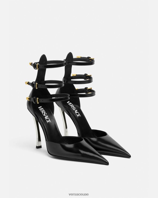 نحيف مضخات نقطة الدبوس Versace أسود 0FVD2J394 حذاء