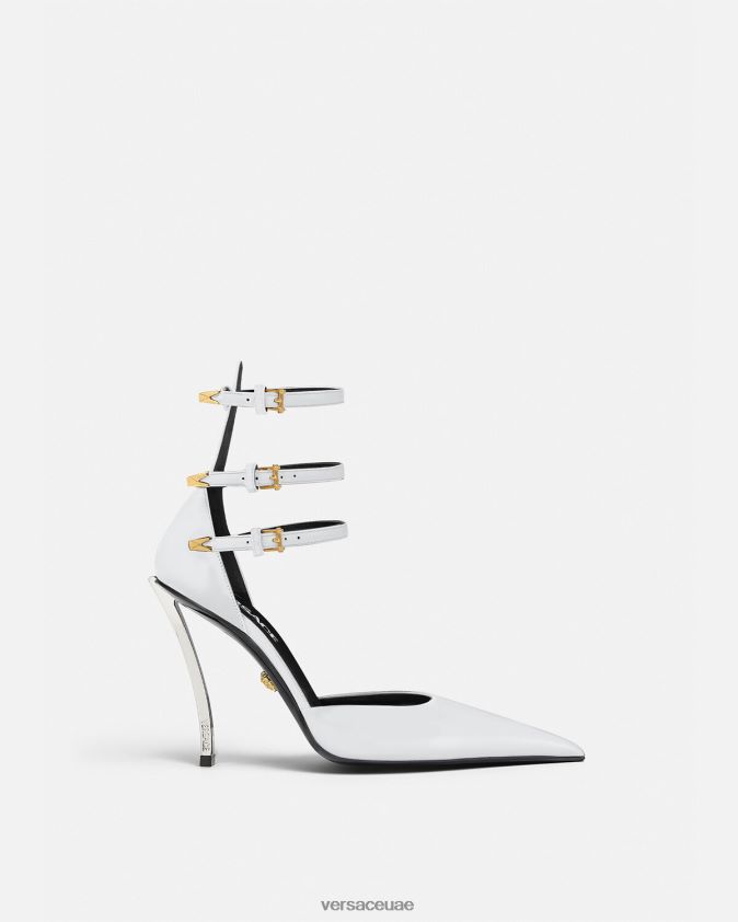 نحيف مضخات نقطة الدبوس Versace أبيض 0FVD2J395 حذاء