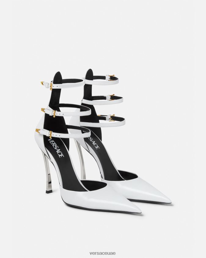 نحيف مضخات نقطة الدبوس Versace أبيض 0FVD2J395 حذاء