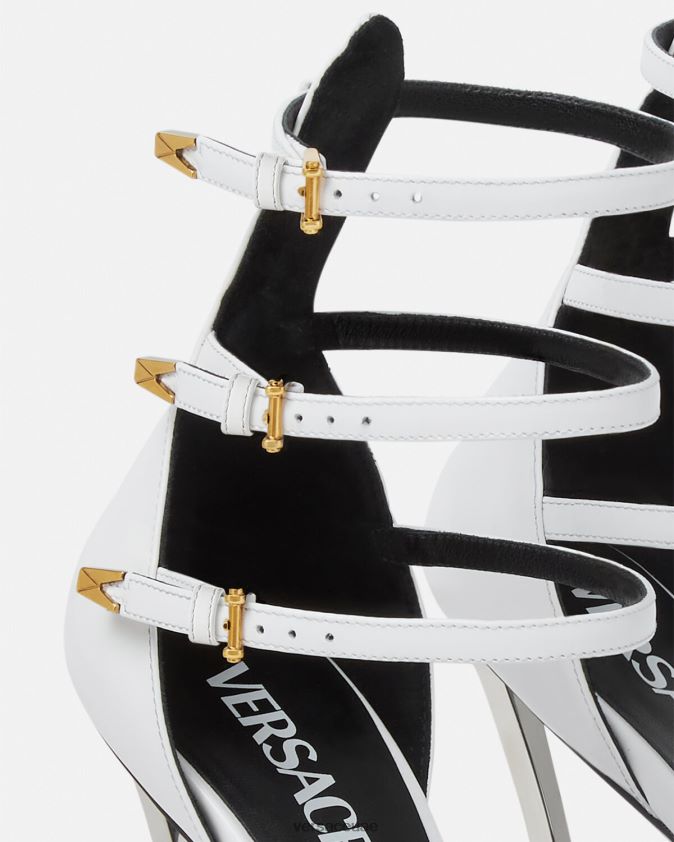 نحيف مضخات نقطة الدبوس Versace أبيض 0FVD2J395 حذاء