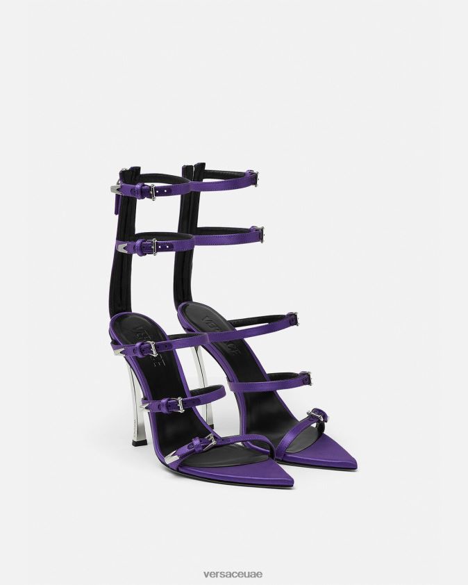 نحيف صنادل ذات نقاط دبوسية Versace البنفسجي 0FVD2J398 حذاء