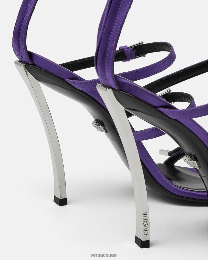 نحيف صنادل ذات نقاط دبوسية Versace البنفسجي 0FVD2J398 حذاء