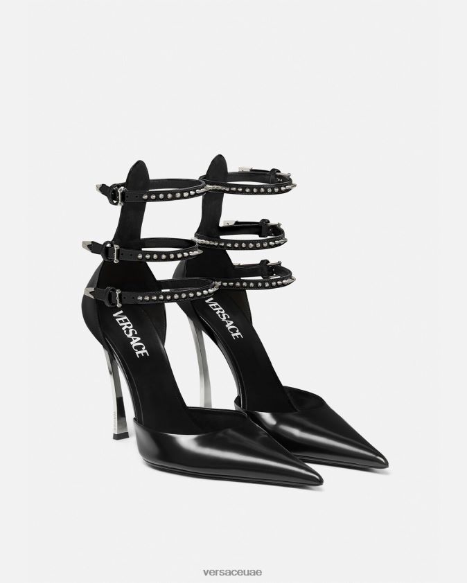 نحيف مضخات دبوسية مسننة Versace أسود 0FVD2J402 حذاء