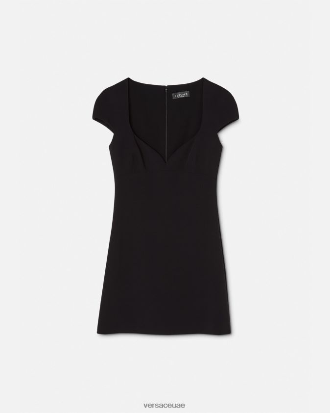 نحيف التحول فستان صغير Versace أسود 0FVD2J43 ملابس