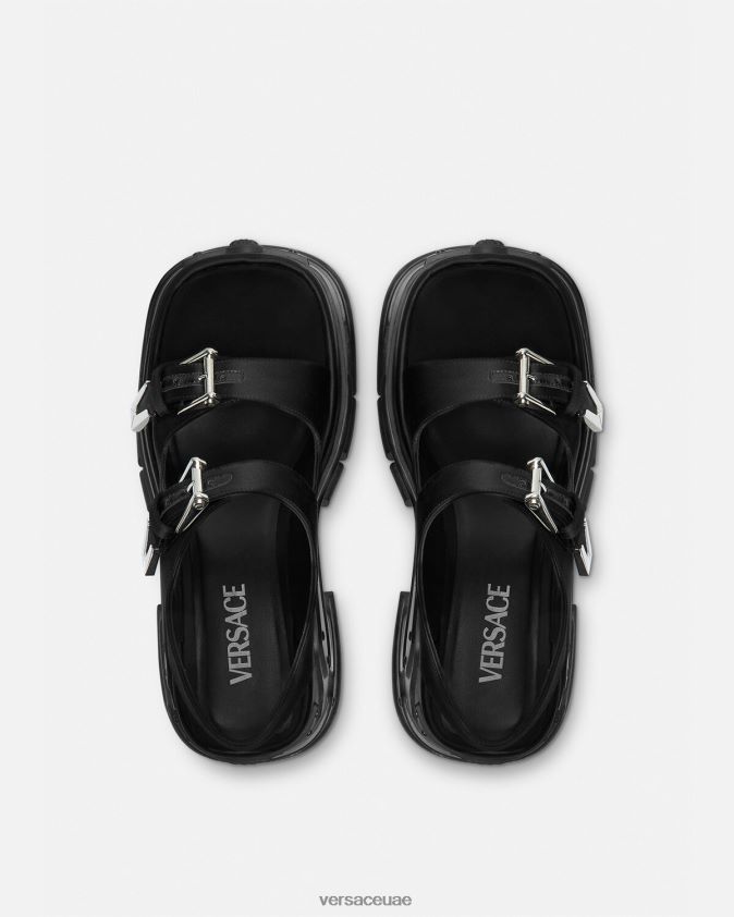 نحيف صندل منصة ميدوسا النشيد Versace أسود 0FVD2J438 حذاء