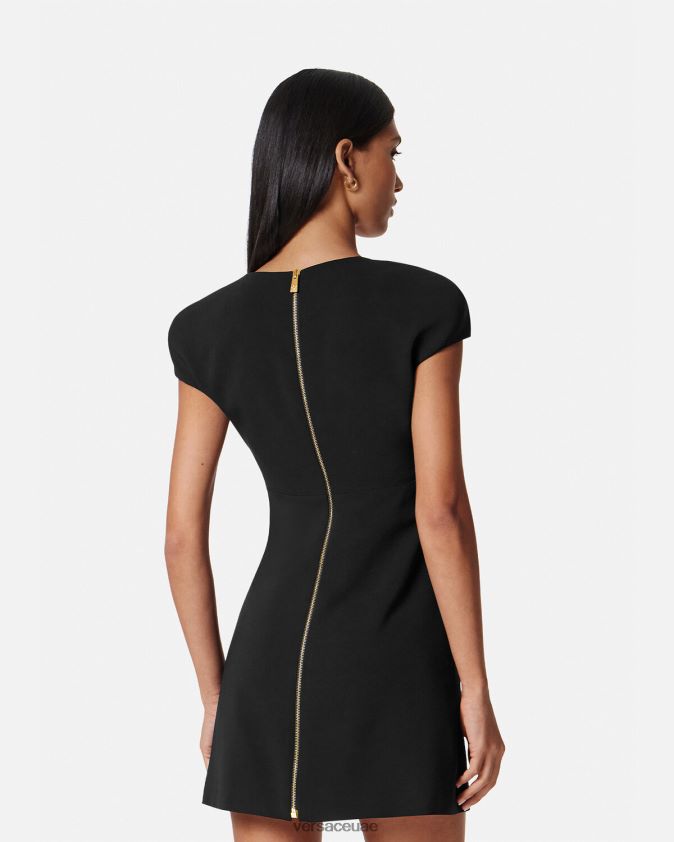 نحيف التحول فستان صغير Versace أسود 0FVD2J43 ملابس