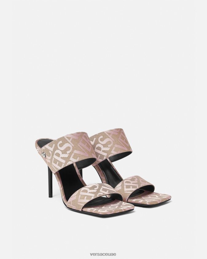 نحيف كل انحاء البغال عالية الكعب Versace لون القرنفل 0FVD2J440 حذاء