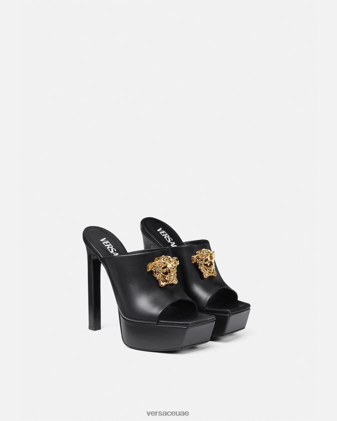 نحيف صندل بنعل لا ميدوسا Versace أسود 0FVD2J448 حذاء