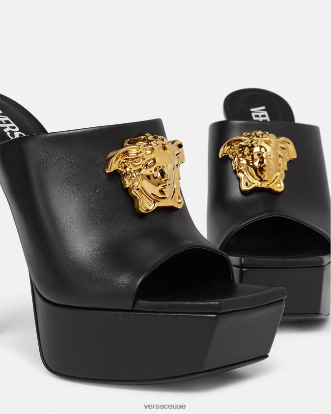 نحيف صندل بنعل لا ميدوسا Versace أسود 0FVD2J448 حذاء