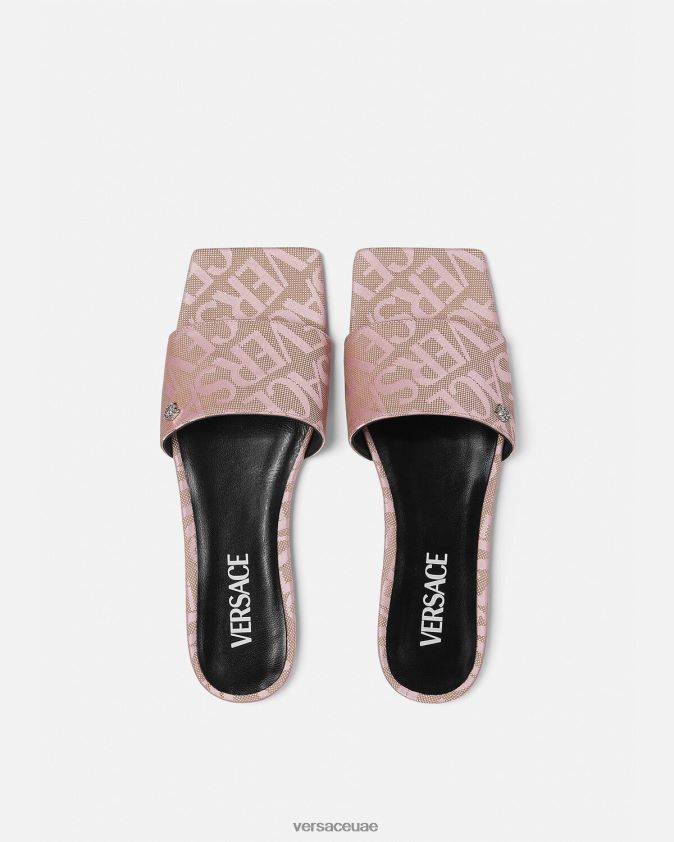 نحيف كل الصنادل المسطحة Versace مطبعة 0FVD2J450 حذاء