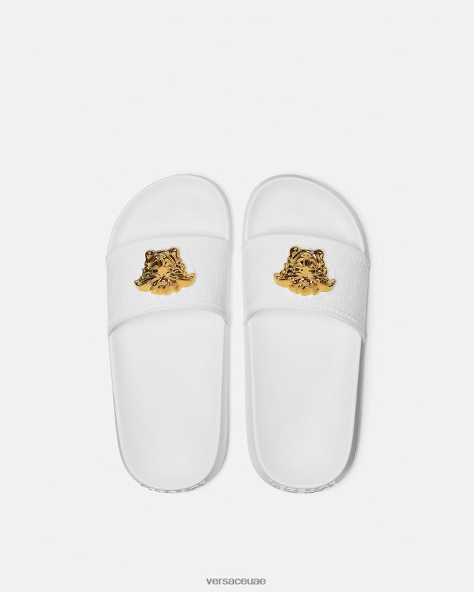 نحيف شرائح القصر Versace أبيض 0FVD2J458 حذاء