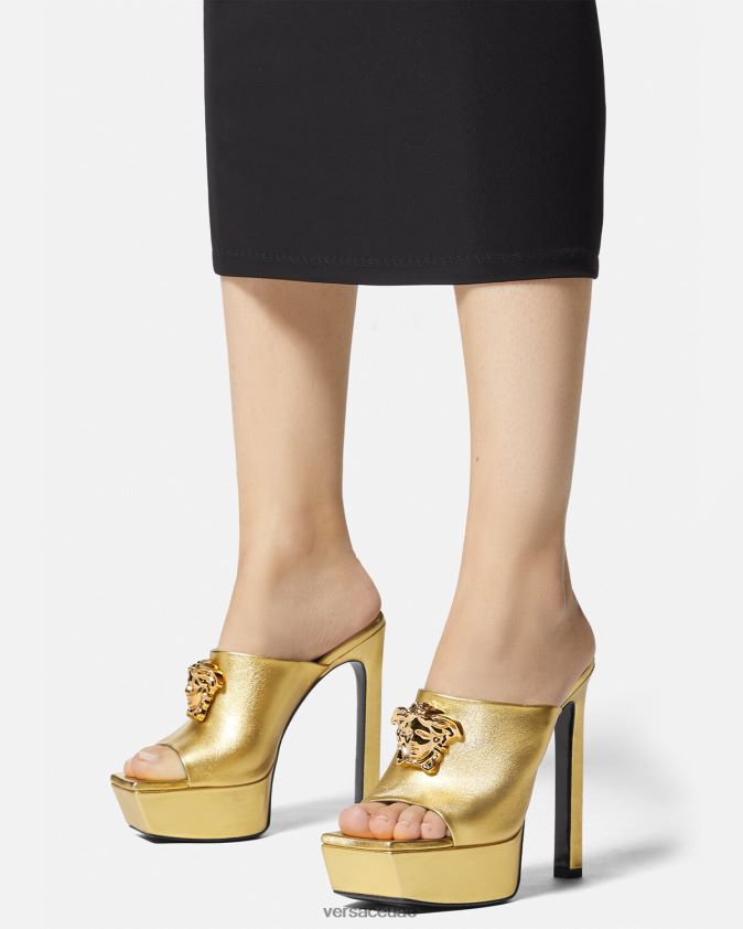 نحيف صندل بنعل لا ميدوسا Versace ذهب 0FVD2J466 حذاء