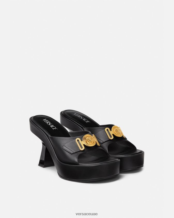نحيف البغال ميدوسا بيجي Versace أسود 0FVD2J470 حذاء